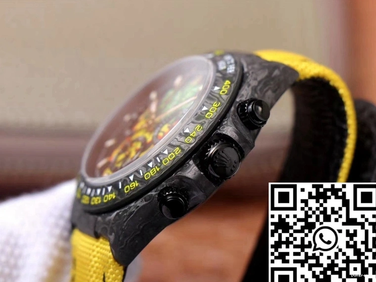 Edition Rolex Fiber Skull Daytona Cosmos Dial Carbon Color Chronograph 0508